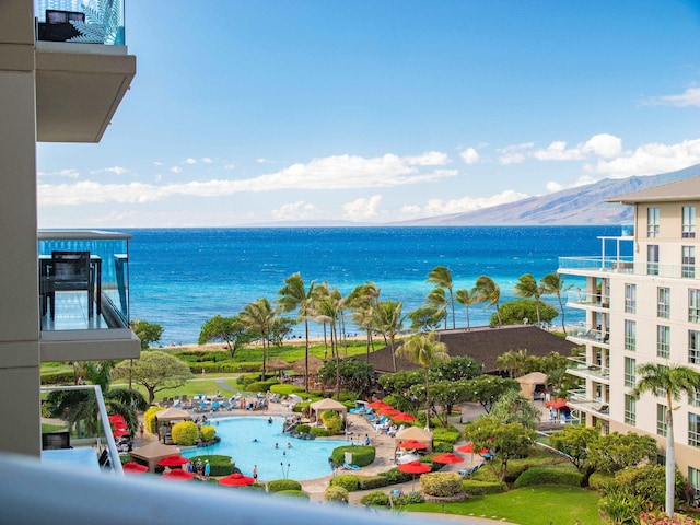 130 Kai Malina Pkwy Unit 719, Lahaina, HI 96761 - water view featuring a mountainous background
