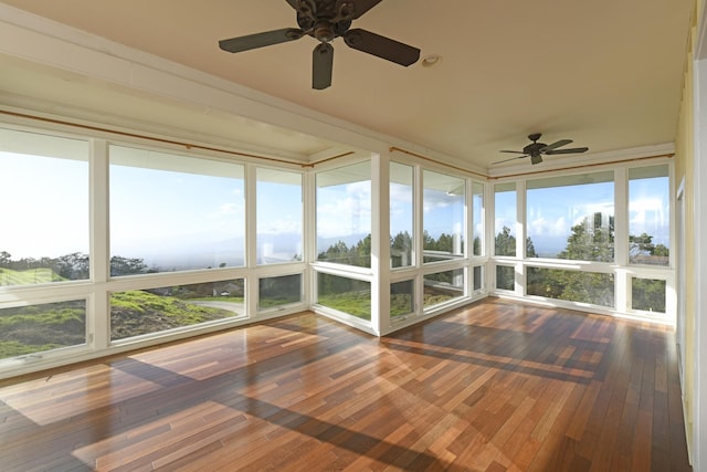210 Napoko Pl, Kula, HI 96790 - unfurnished sunroom featuring hardwood / wood-style flooring