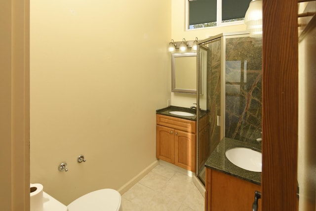 210 Napoko Pl, Kula, HI 96790 - full bath featuring tile patterned flooring, vanity, a stall shower, and toilet