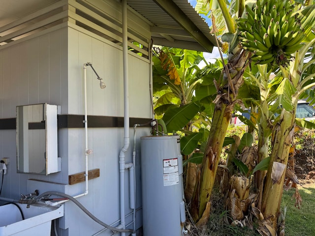 details with water heater