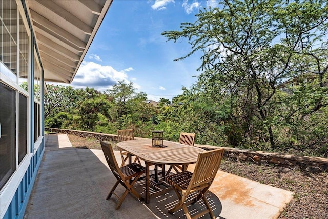 237 Kuli Puu St, Kihei, HI 96753 - view of patio with outdoor dining space and view of scattered trees