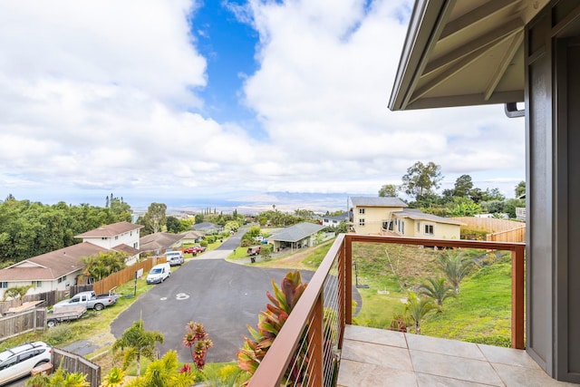 806 Kukia Pl, Kula, HI 96790 - balcony with a residential view