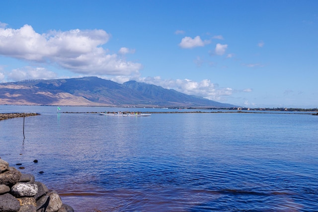 760 S Kihei Rd Unit 419, Kihei, HI 96753 - water view featuring a mountainous background