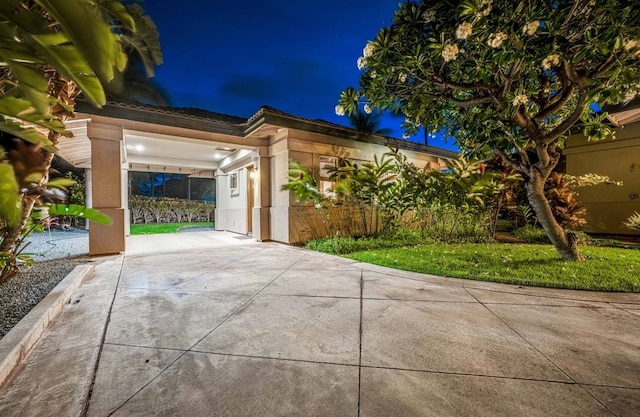 exterior space featuring a patio area