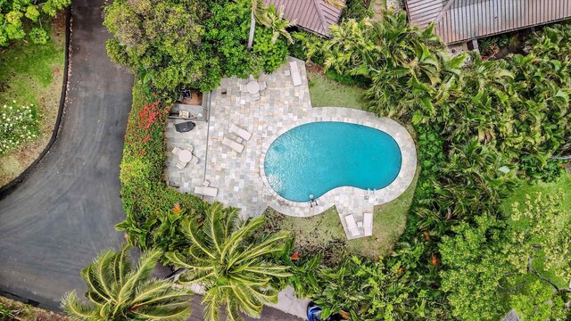 29 Hale Malia Pl, Lahaina, HI 96761 - aerial view of a pool