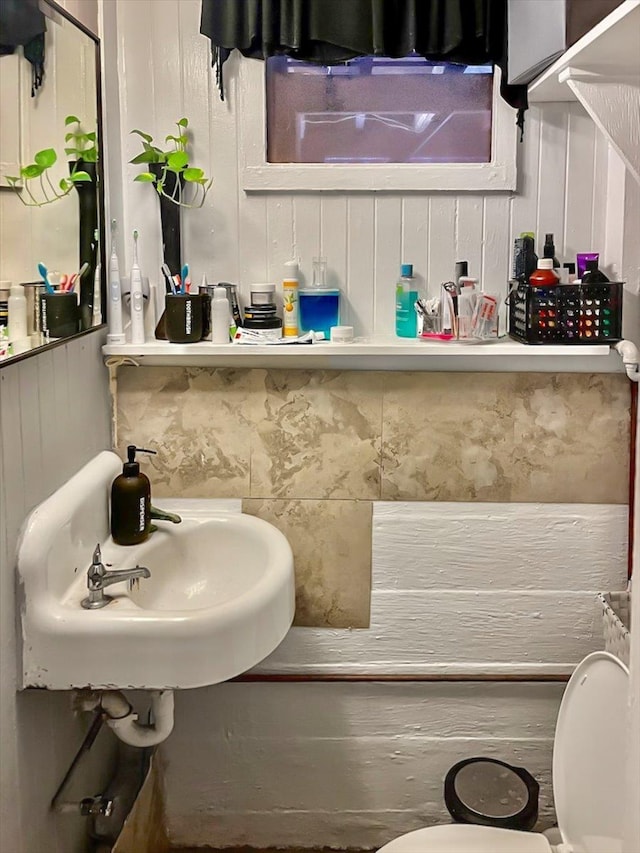 bathroom with a sink