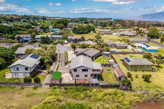 aerial perspective of suburban area