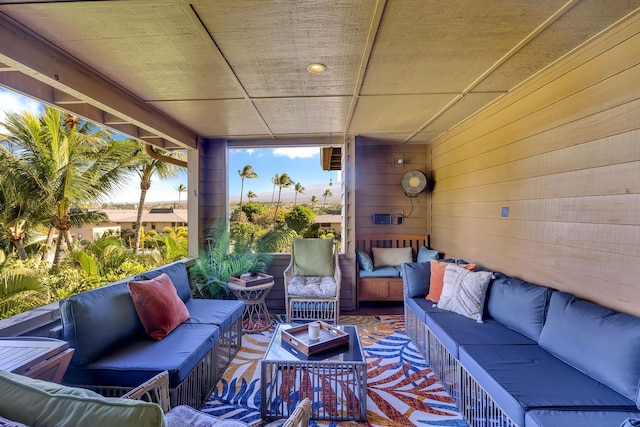 view of patio / terrace with outdoor lounge area