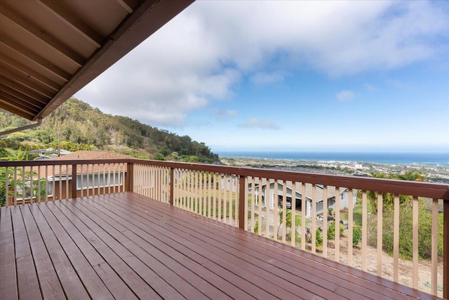 263 S Alu Rd, Wailuku, HI 96793 - view of wooden deck