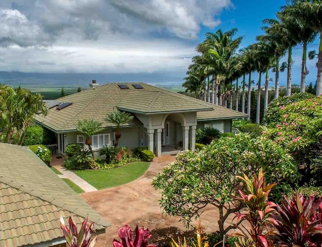 view of front of home