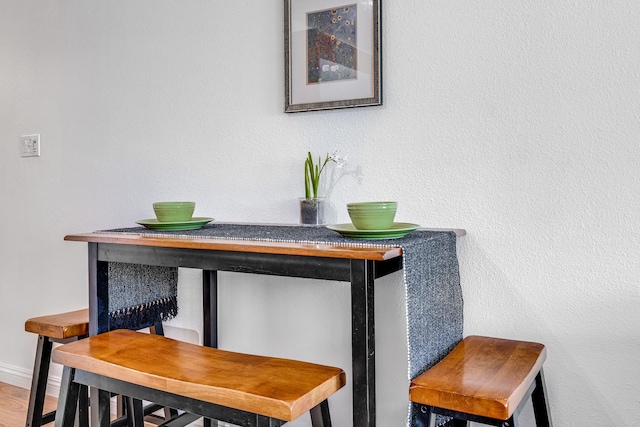 room details featuring hardwood / wood-style floors