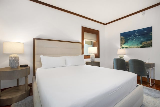 1 Bay Dr Unit 1205, Lahaina, HI 96761 - bedroom featuring wood finished floors and ornamental molding