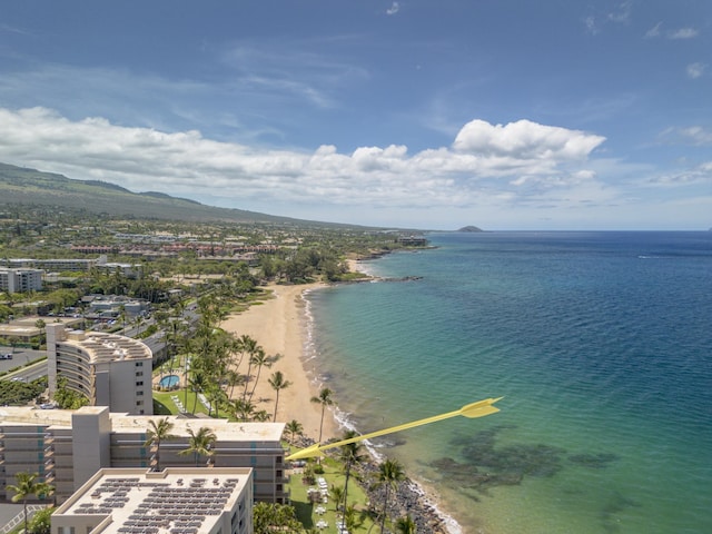 2450 S Kihei Rd Unit 506, Kihei, HI 96753 - bird's eye view of a water and mountain view