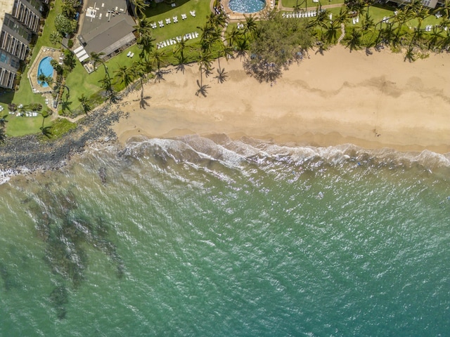 2450 S Kihei Rd Unit 506, Kihei, HI 96753 - aerial overview of property's location with unending shoreline