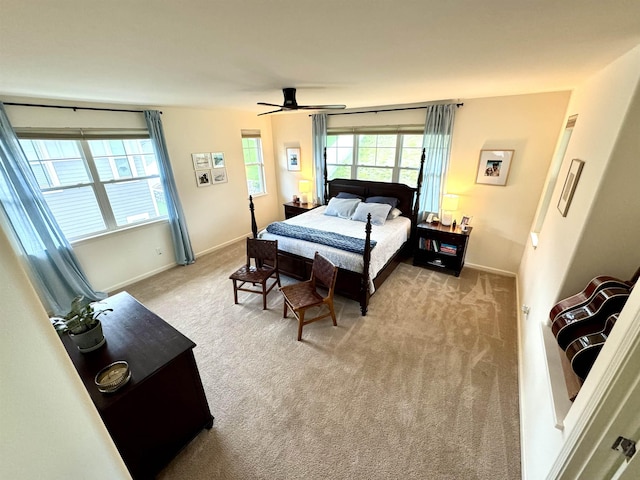 24 Kupaloke St, Wailuku, HI 96793 - bedroom featuring carpet, baseboards, and ceiling fan