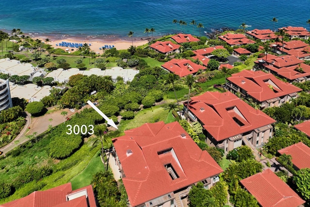 4000 Wailea Alanui Dr Unit 3003, Kihei, HI 96753 - aerial perspective of suburban area featuring a nearby body of water