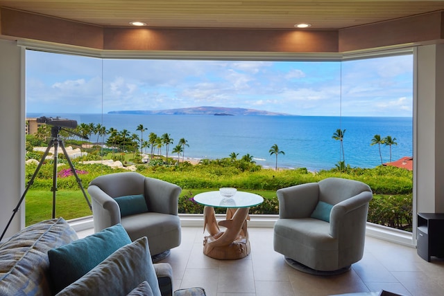 4000 Wailea Alanui Dr Unit 3003, Kihei, HI 96753 - sunroom with a water view