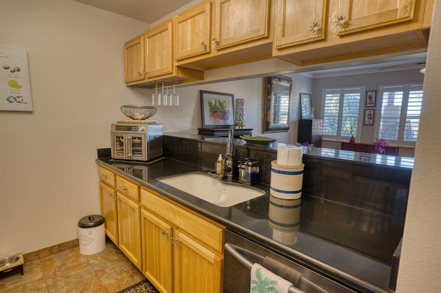 kitchen featuring sink and stainless steel dishwasher