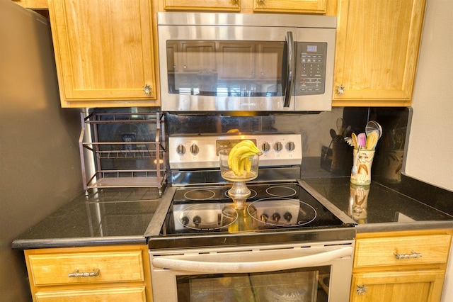 kitchen featuring appliances with stainless steel finishes