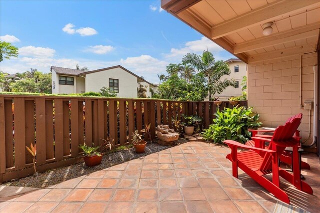 view of patio