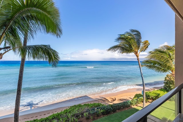 110 Kaanapali Shores Pl Unit 308, Lahaina, HI 96761 - water view with local beach