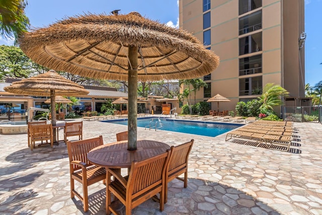 110 Kaanapali Shores Pl Unit 308, Lahaina, HI 96761 - community pool featuring a patio area