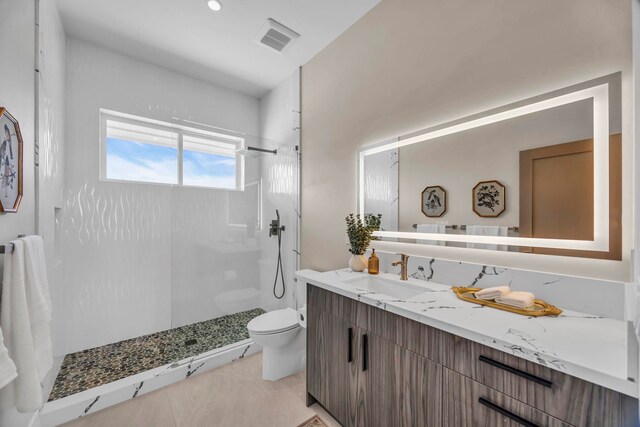 500 Kai Huki Cir Unit B, Haiku, HI 96708 - full bath featuring toilet, a walk in shower, and vanity