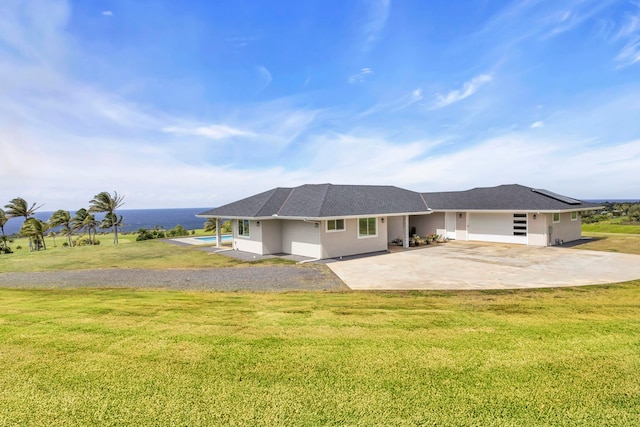 500 Kai Huki Cir Unit B, Haiku, HI 96708 - view of front of property featuring a front yard, stucco siding, and driveway