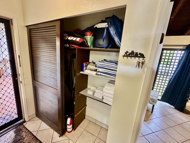 view of closet