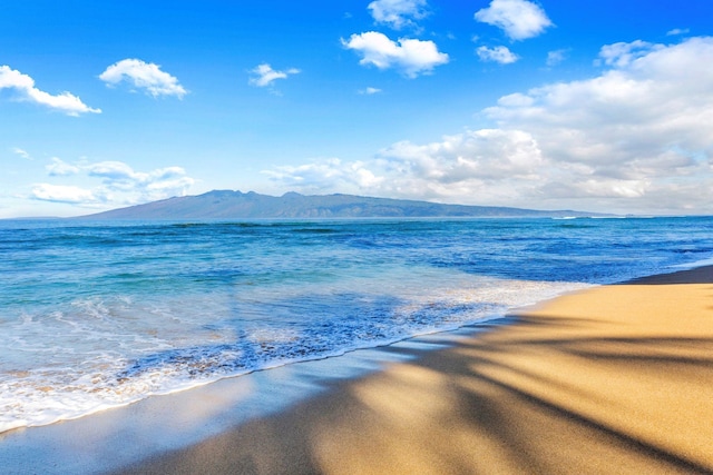 water view featuring a mountain view