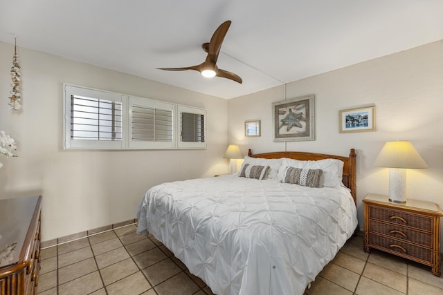 2385 S Kihei Rd Unit 306, Kihei, HI 96753 - bedroom with tile patterned flooring and ceiling fan