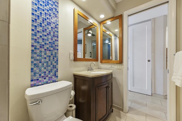 2385 S Kihei Rd Unit 306, Kihei, HI 96753 - bathroom featuring tile patterned flooring, vanity, and toilet