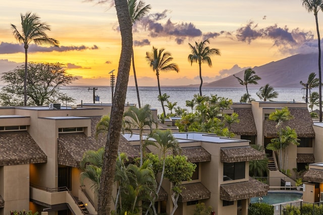 2385 S Kihei Rd Unit 306, Kihei, HI 96753 - water view featuring a mountain backdrop