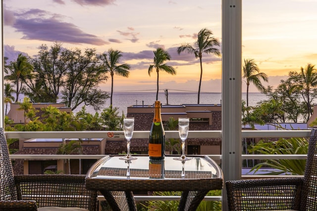 2385 S Kihei Rd Unit 306, Kihei, HI 96753 - balcony featuring a water view