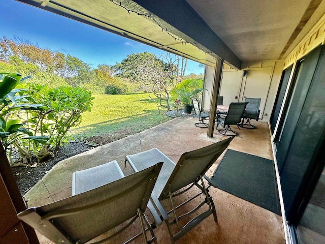 view of patio