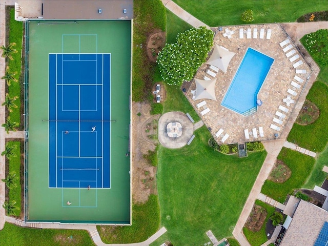 2737 S Kihei Rd Unit 160, Kihei, HI 96753 - bird's eye view of a pool area