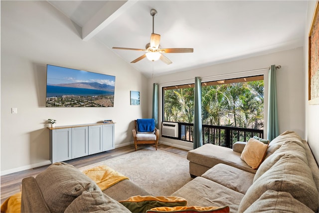 15 Kulanihakoi St Unit 9F, Kihei, HI 96753 - living area with light wood finished floors, baseboards, and a ceiling fan