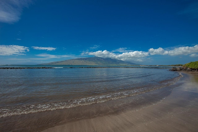 property view of water with a mountain view