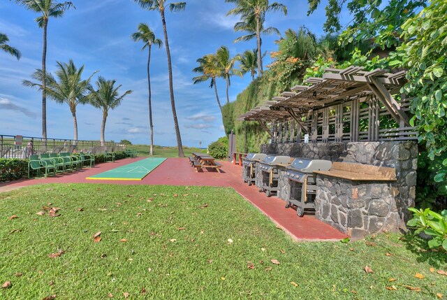49 W Lipoa St Unit 107, Kihei, HI 96753 - view of yard featuring shuffleboard