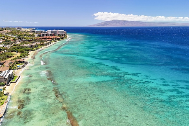 3788 Lower Honoapiilani Rd Unit E212, Lahaina, HI 96761 - aerial view of a water and mountain view