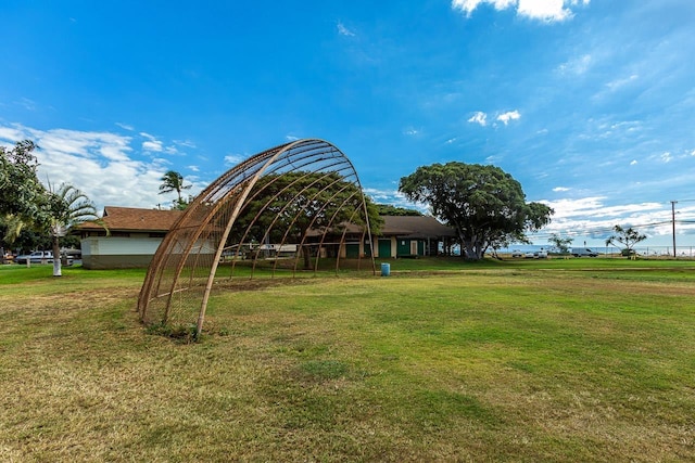 surrounding community with a lawn
