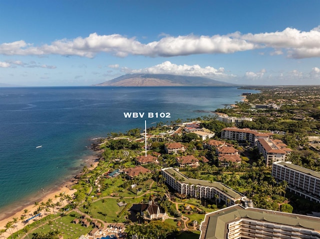 3800 Wailea Alanui Dr Unit B-102, Kihei, HI 96753 - aerial view of a water and mountain view