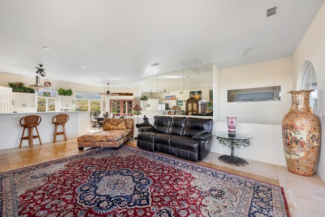 140 Kahana Ridge Dr, Lahaina, HI 96761 - living area featuring light tile patterned floors