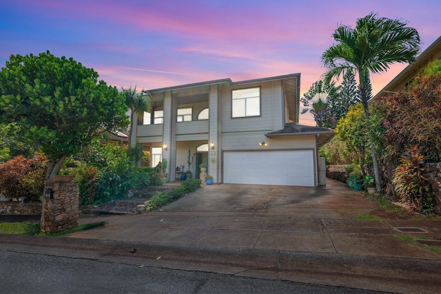 140 Kahana Ridge Dr, Lahaina, HI 96761 - view of front facade with an attached garage and concrete driveway
