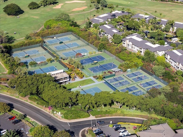 161 Wailea Ike Pl Unit C204, Kihei, HI 96753 - aerial view of property and surrounding area with a local golf course
