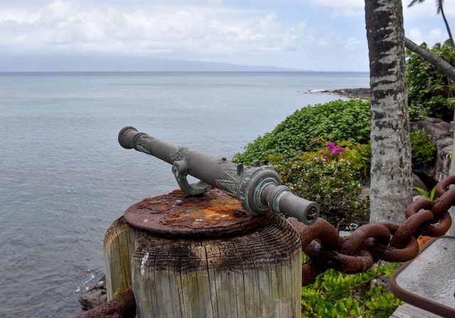 view of water feature