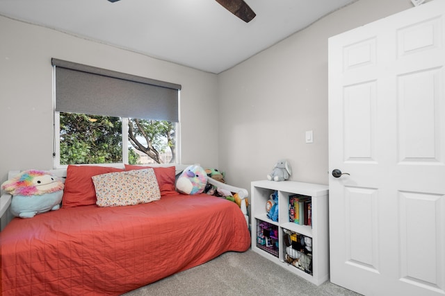 bedroom with carpet flooring