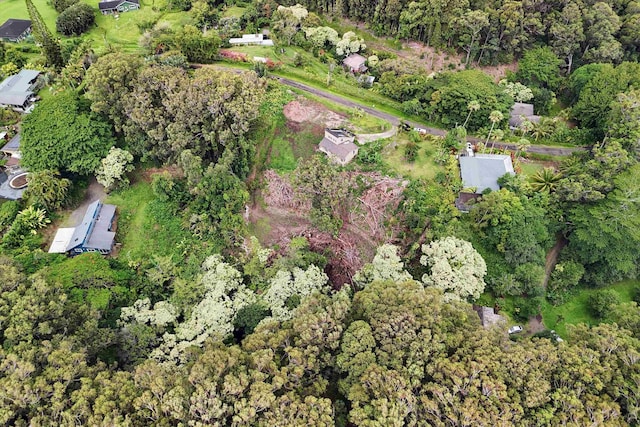 70 N Lanikai Pl, Haiku, HI 96708 - aerial view of property's location with a heavily wooded area