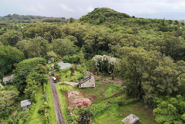 70 N Lanikai Pl, Haiku, HI 96708 - bird's eye view of a heavily wooded area