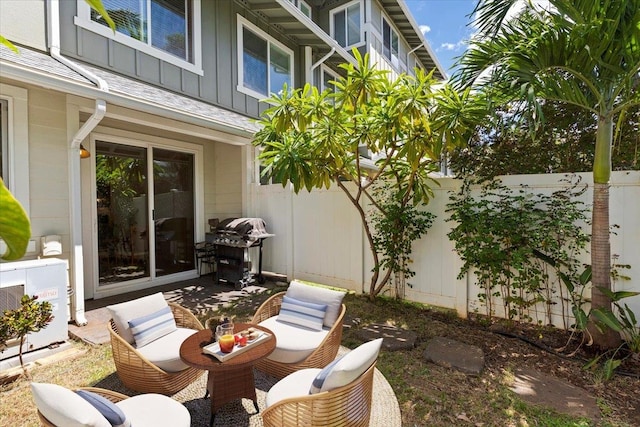 view of patio / terrace with grilling area